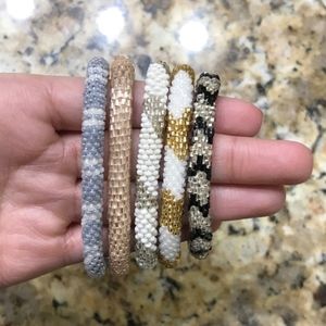 Lily and Laura | Beaded Bracelets Set Of 4